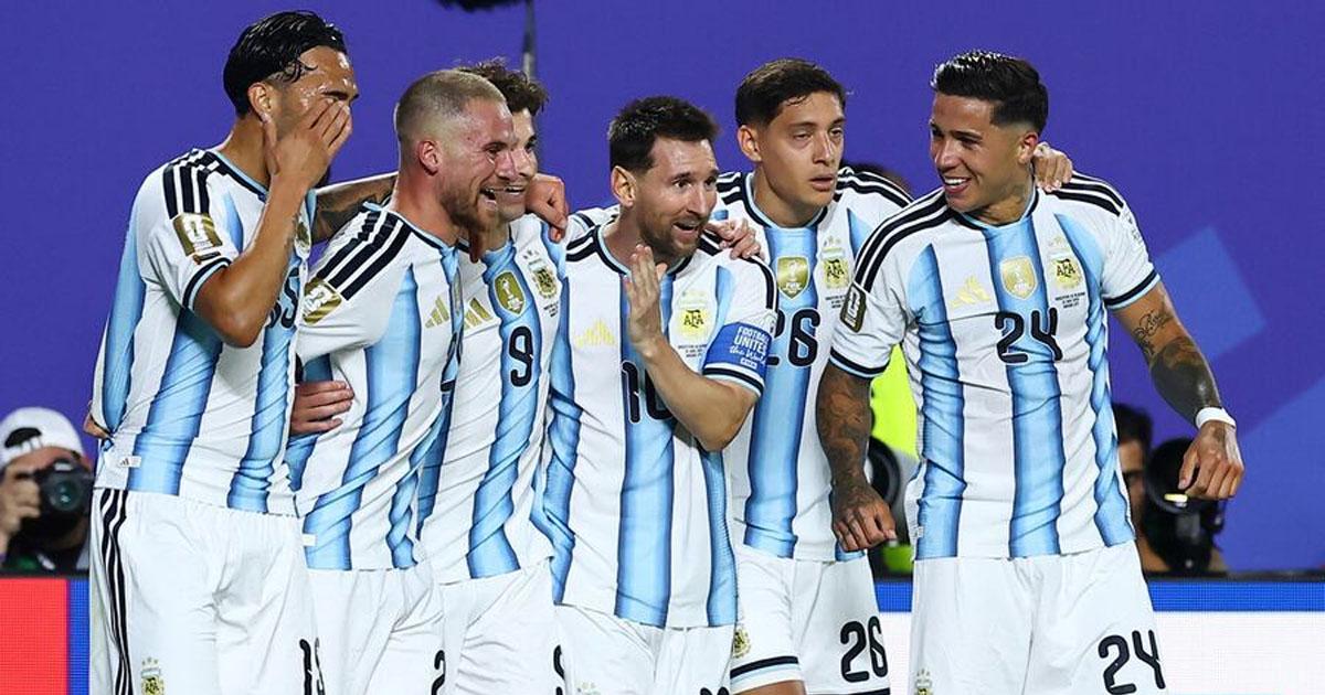 EL LIBERAL desde Kansas- Messi hizo delirar al campeoacuten del mundo y es el maacuteximo goleador de los Mundiales
