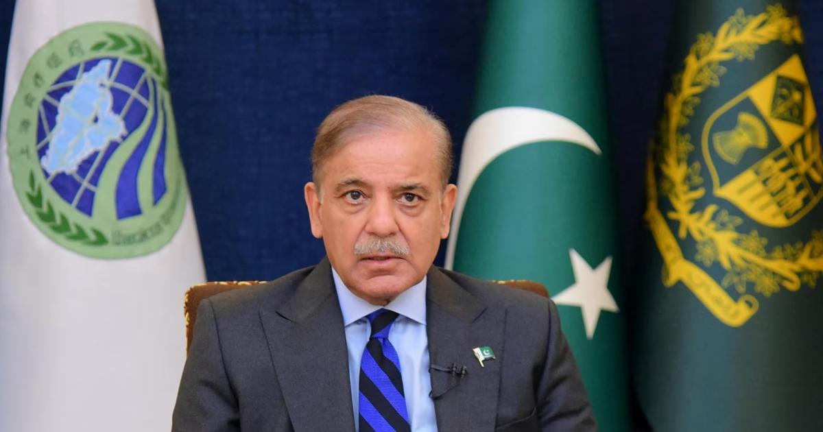 El primer ministro de Pakistn Shehbaz Sharif