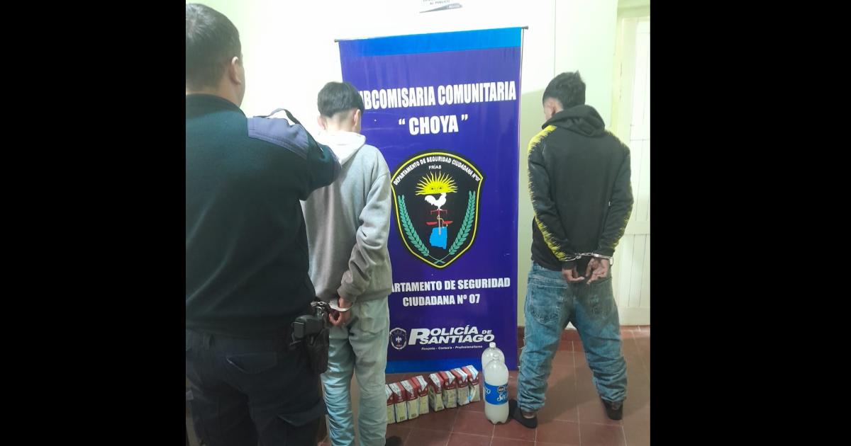 Robaron vino en un kiosco y fueron delatados por su propia tiacutea