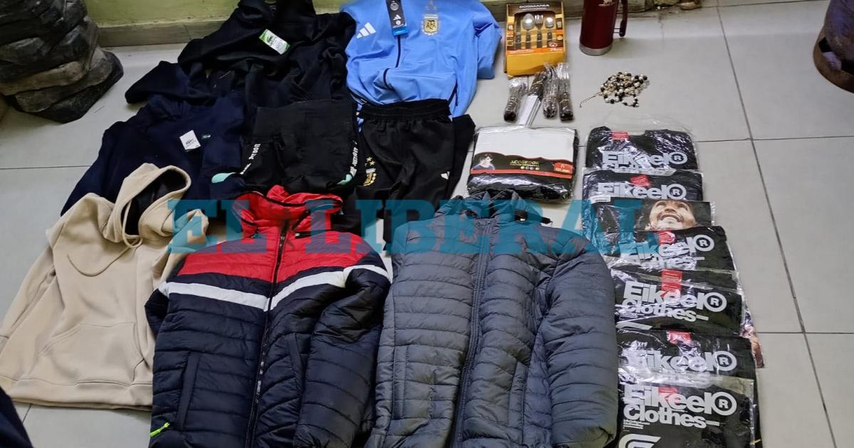 Atraparon a Pichi con ropa robada y un termo Stanley