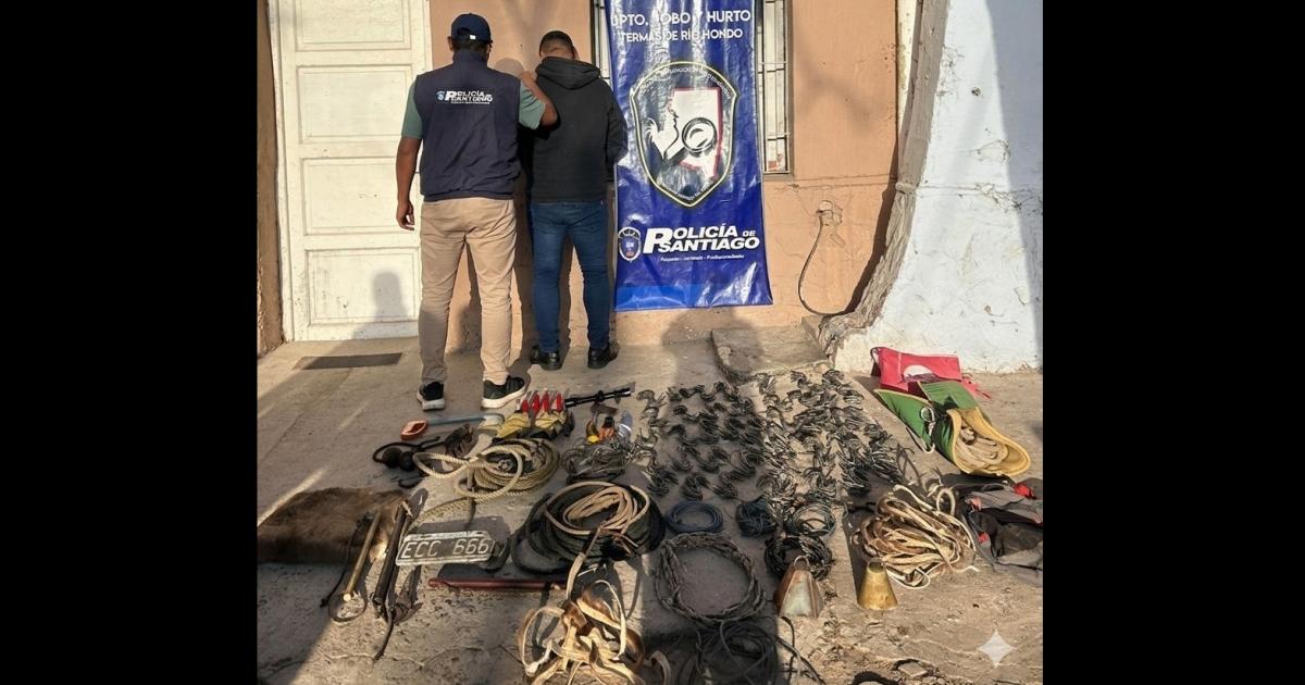 Detienen a un cuatrero y le secuestran una camioneta y elementos para faenar
