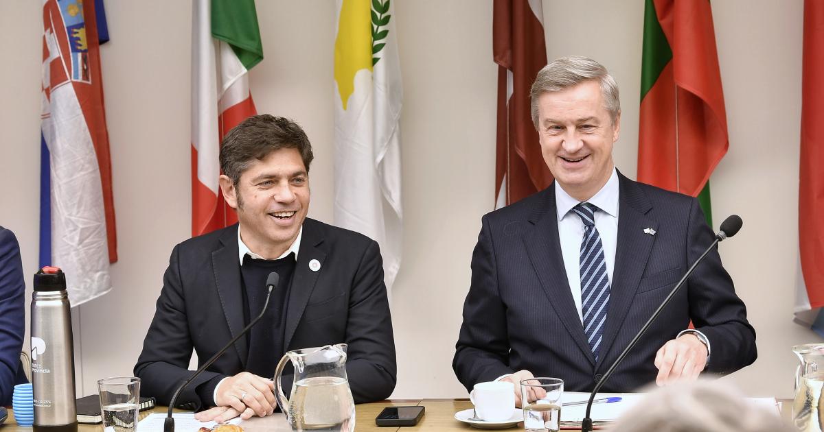 Kicillof se reunioacute con el embajador de la Unioacuten Europea y representantes diplomaacuteticos de paiacuteses del bloque regional
