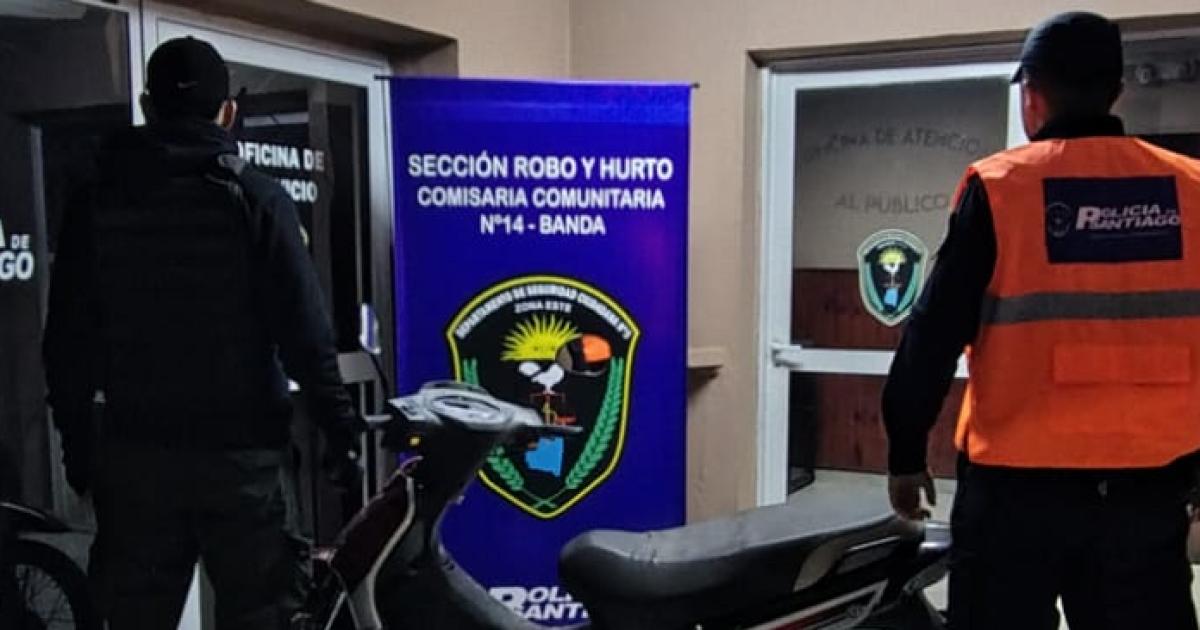 Recuperan una motocicleta denunciada como sustraiacuteda 