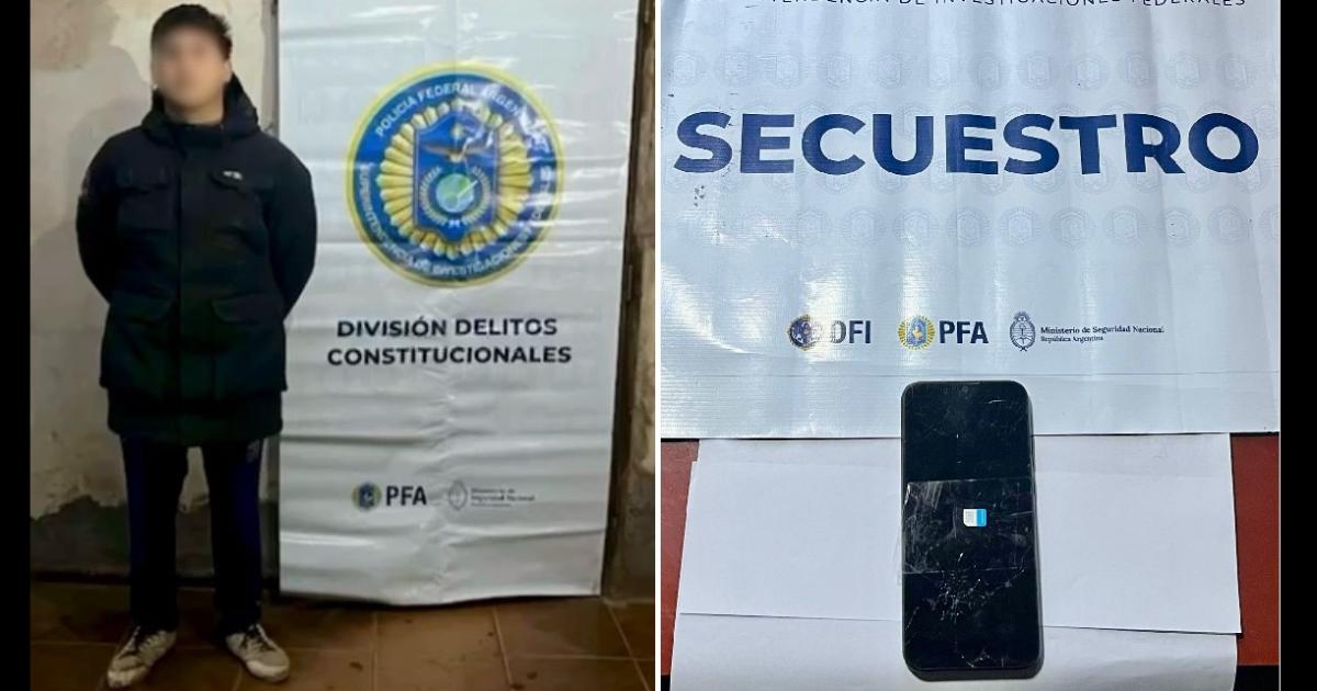 Detienen a joven que amenazoacute a Patricia Bullrich- Te vamos a mandar a matar