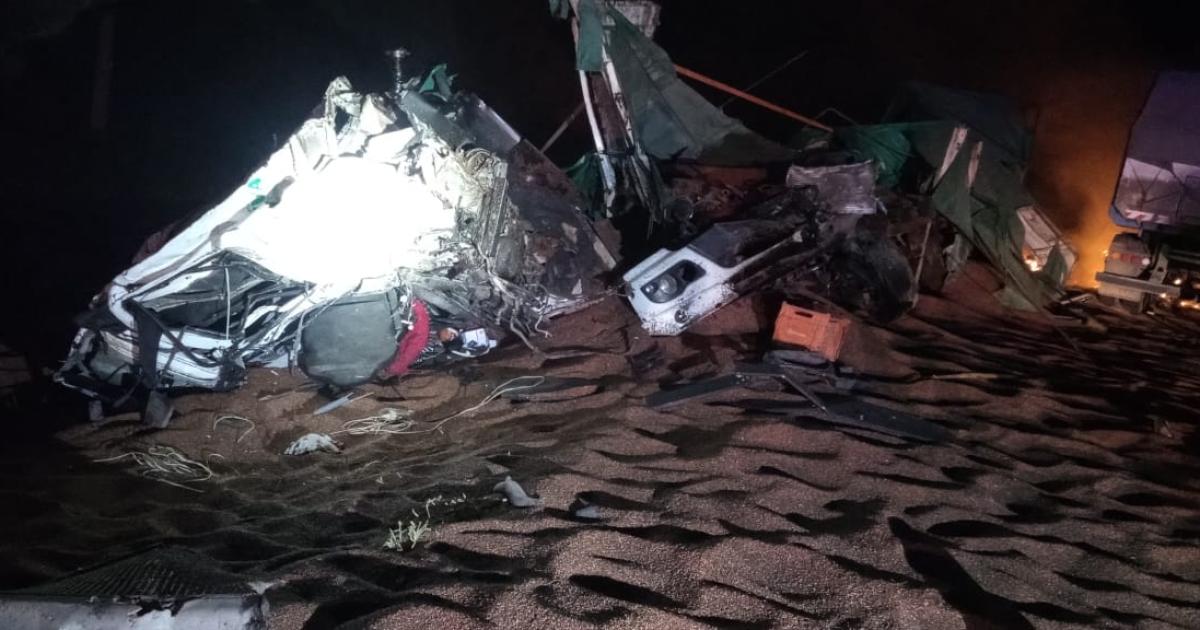 Identificaron a uno de los camioneros muertos en el choque de la Ruta 34 el otro permanece como NN porque quedoacute calcinado