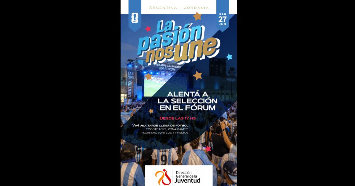 Argentina-Jordania- habraacute una gran Fan Zone en el Foacuterum para vivir el Mundial