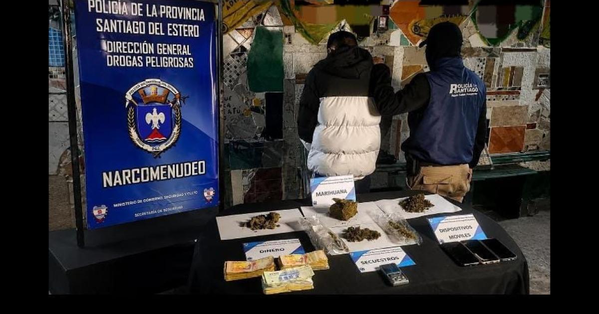  Desbaratan un kisco dedicado a la venta de drogas y apresan a un dealer