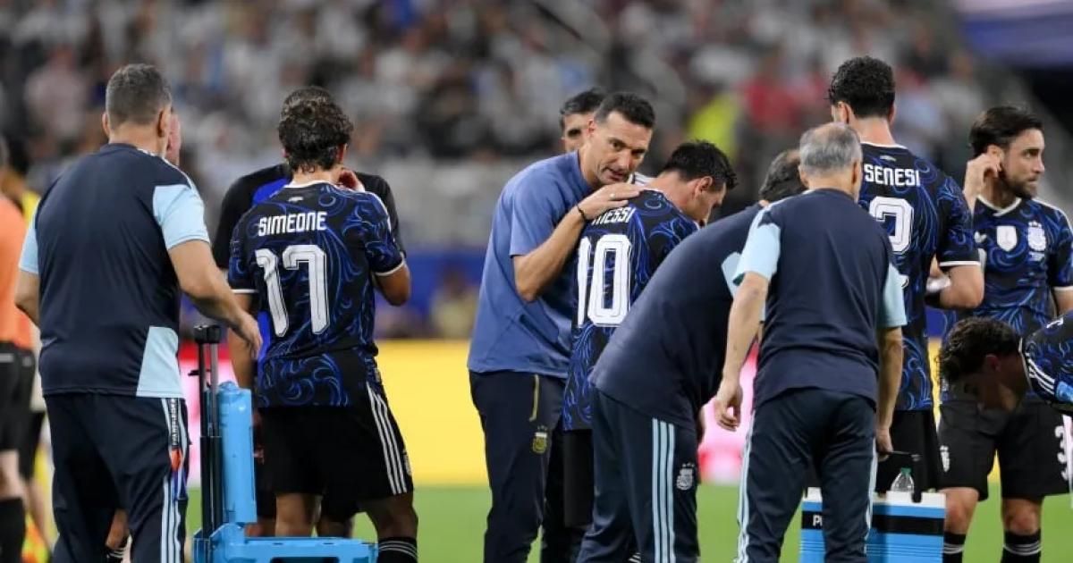 Scaloni feliz por darles minutos a los suplentes