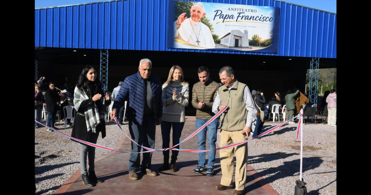 Inauguraron el anfiteatro Papa Francisco en el santuario Mama Antula de Villa Siliacutepica