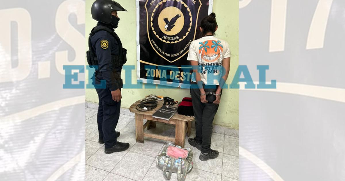 Detienen a una mujer tras ingresar a robar joyas y electrodomeacutesticos en la casa de un jubilado