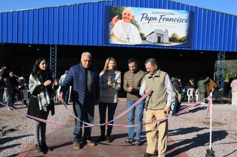 Inauguraron el anfiteatro Papa Francisco en el santuario Mama Antula de Villa Siliacutepica