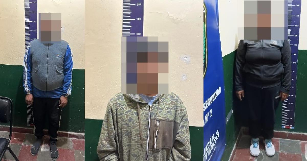 Detienen a una mujer y a dos sujetos por desvalijarle la casa a un joven 