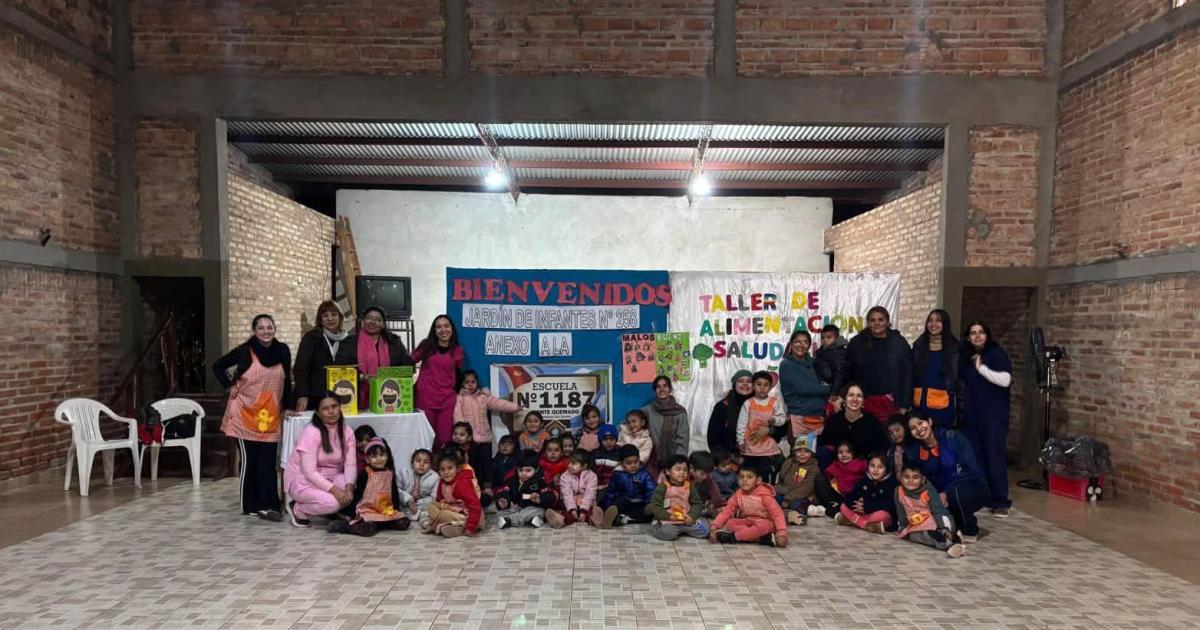 Se brindoacute taller de Alimentacioacuten Saludable en Monte Quemado