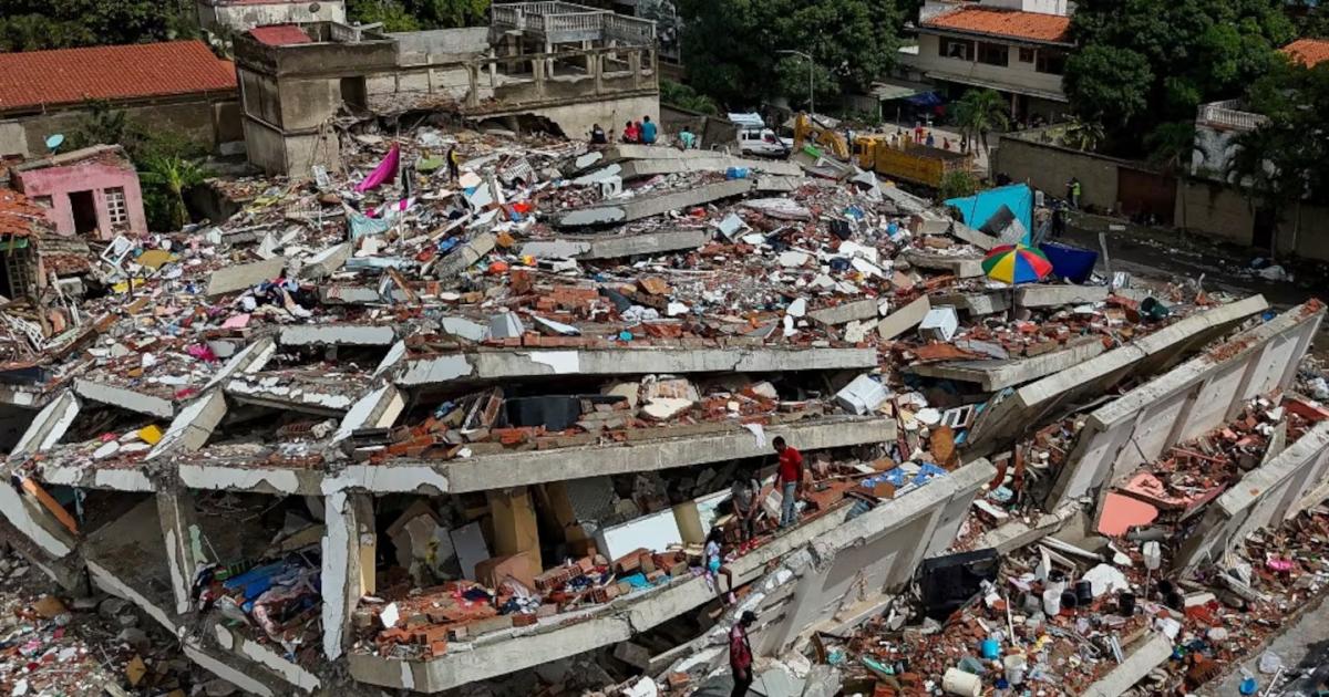 Imagen de la destrucción en Caraballeda La Guaira (Foto- Miguel MedinaPool via Reuters)