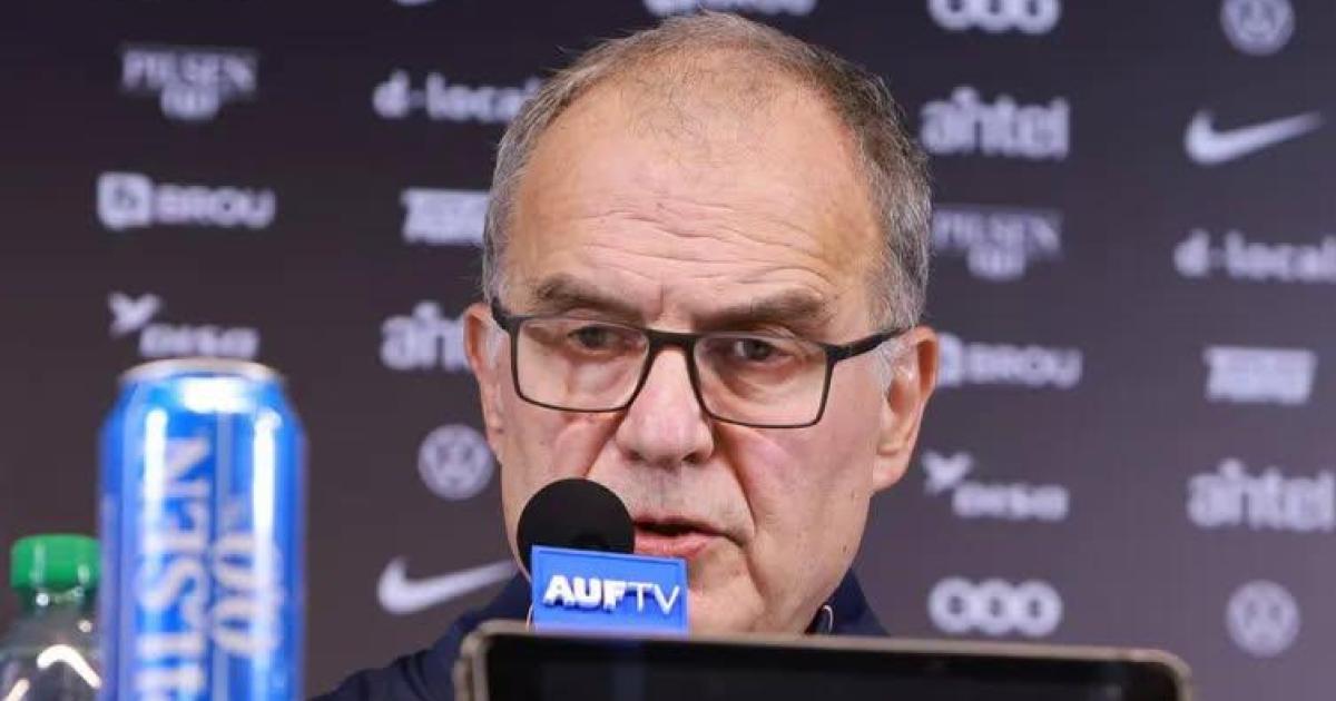 El dolor de Bielsa en su despedida de Uruguay