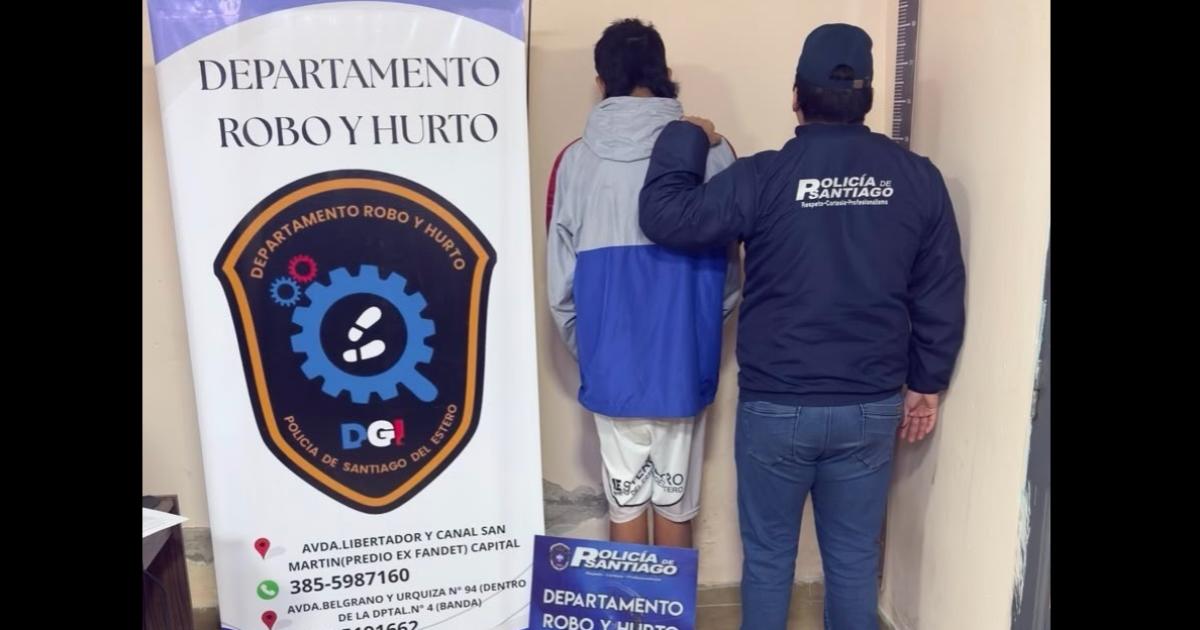 Detienen a un delincuente que acuchilloacute a un nintildeo de 12 antildeos para robarle