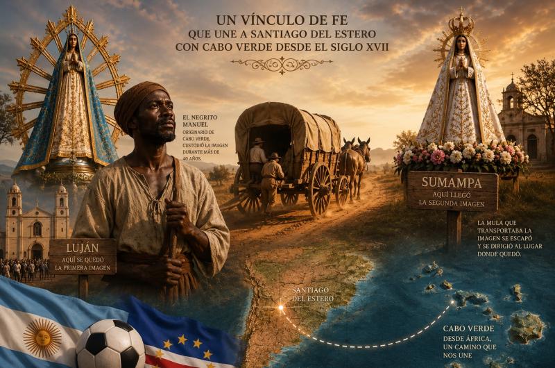 Argentina y Cabo Verde- la historia de fe que une a Santiago del Estero con el paiacutes africano desde hace casi 400 antildeos