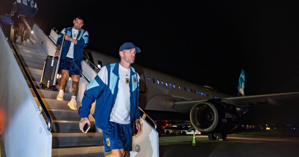 La Seleccioacuten se instaloacute en Miami y Scaloni define hoy el equipo titular