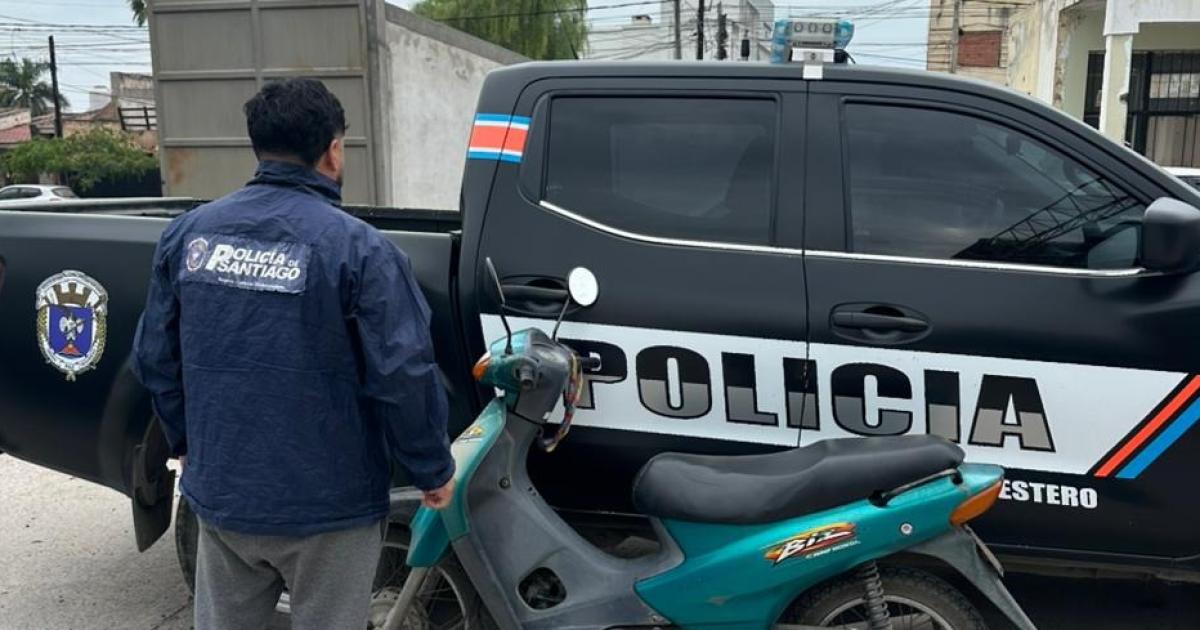 Tras raacutepido trabajo investigativo la Policiacutea recuperoacute una motocicleta
