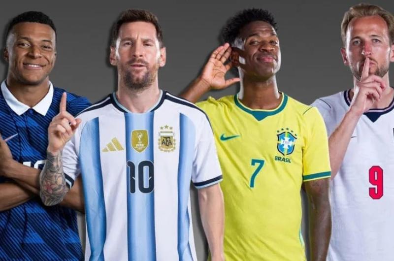 El top 20 del Mundial 2026  Messi en el segundo lugar 