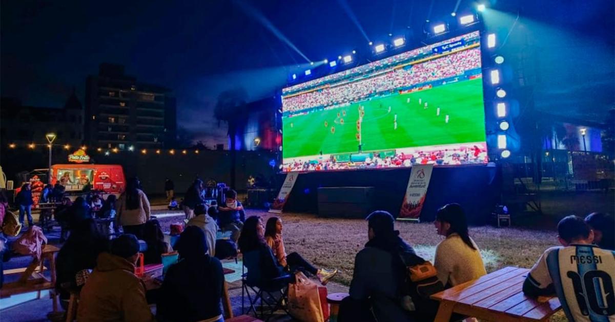 Vuelve la Fan Zone al Foacuterum para alentar a la Seleccioacuten Argentina contra Cabo Verde