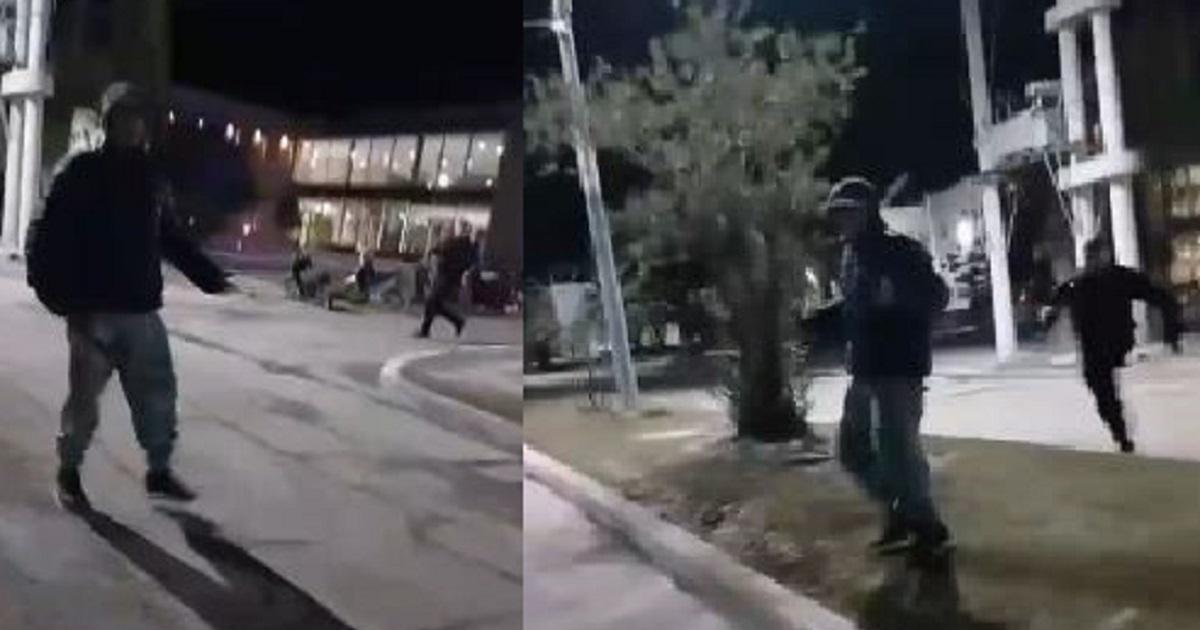 Violenta pelea durante la transmisioacuten del partido- un joven fue herido con un machete en Antildeatuya