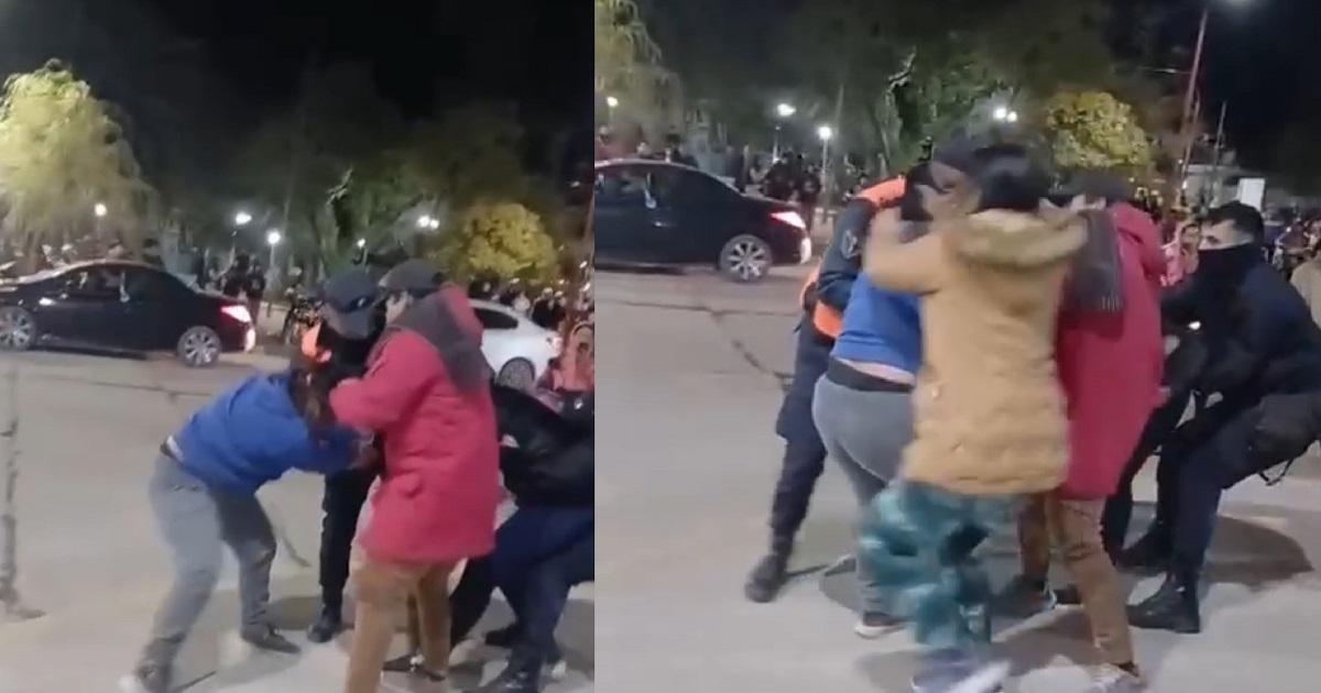 De los festejos a los golpes- violenta pelea entre mujeres en Antildeatuya tras el triunfo de Argentina