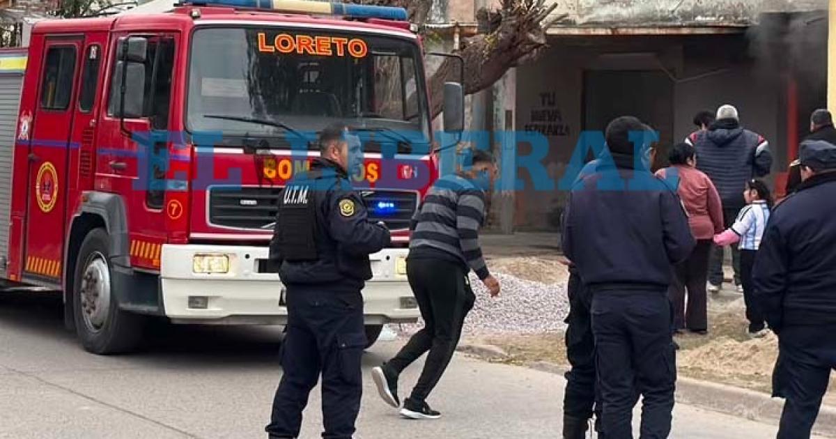 Grave incendio en una vivienda de Loreto- habriacutea una persona herida