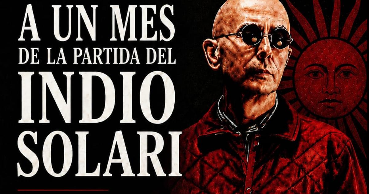 Homenajean al Indio Solari con un mural muacutesica en vivo y feria de emprendedores