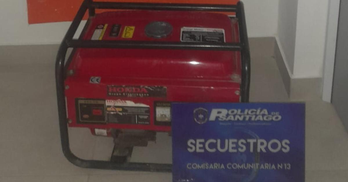 Recuperan un grupo electroacutegeno sustraiacutedo de una vivienda del barrio Centro