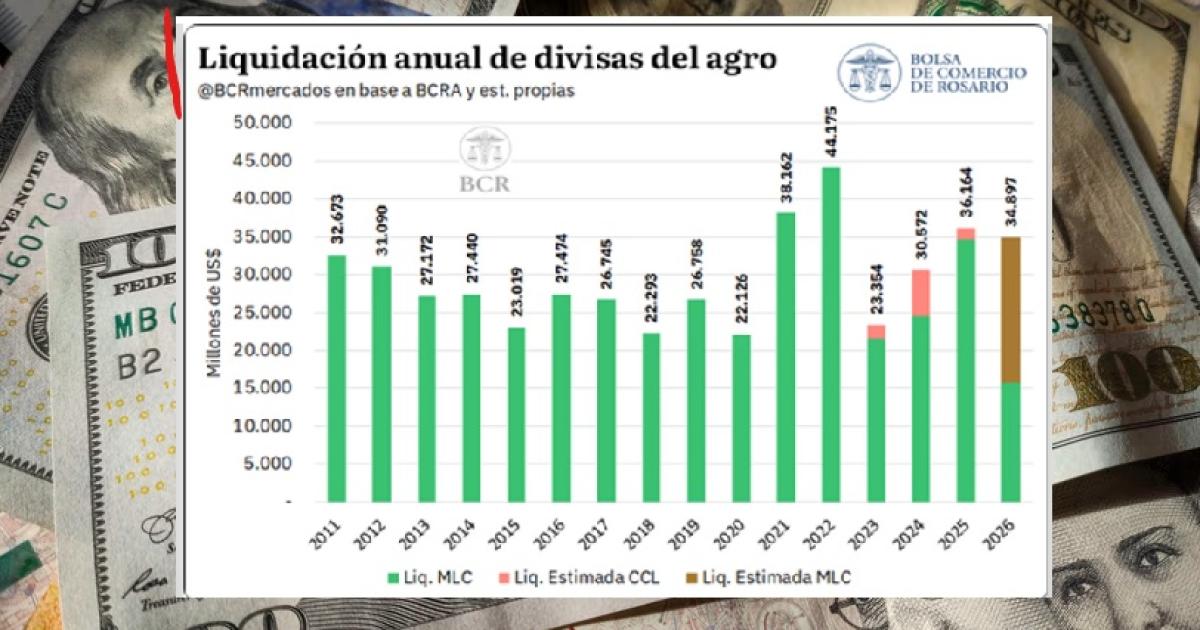 Estiman un menor ingreso de divisas del agro en 2026