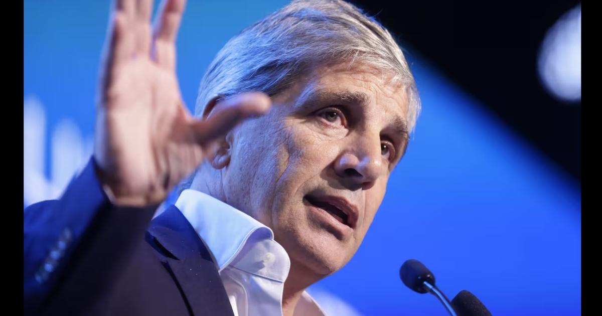 Luis Caputo presenta hoy el programa financiero hasta 2027- vencimientos y fuentes de pago