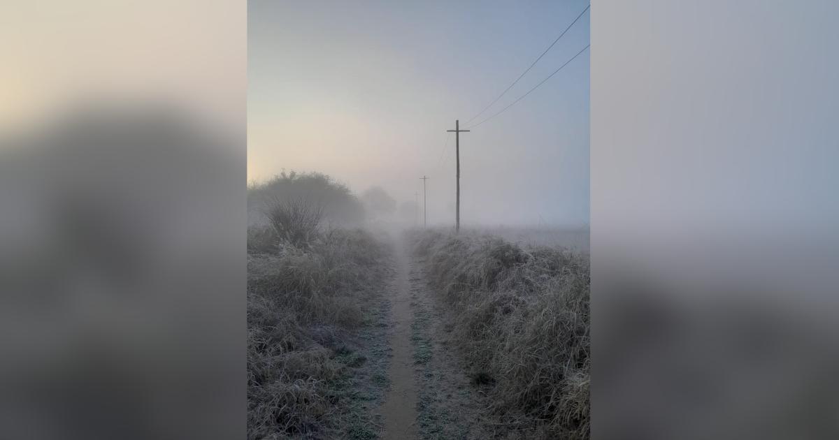 Bajo un manto de niebla y con temperaturas bajo cero- asiacute amanecioacute Palma Larga