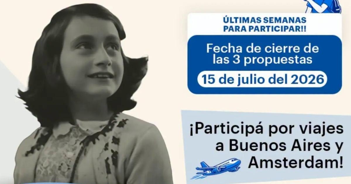 Uacuteltimos diacuteas para participar del Concurso Ana Frank