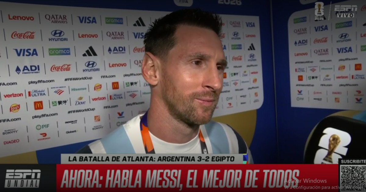 Lionel Messi y su angustia durante el dramaacutetico partido de Argentina ante Egipto en el Mundial