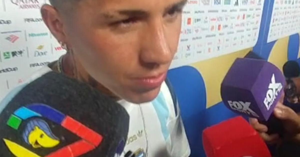 Enzo Fernaacutendez le agradecioacute a Dios por vivir este momento