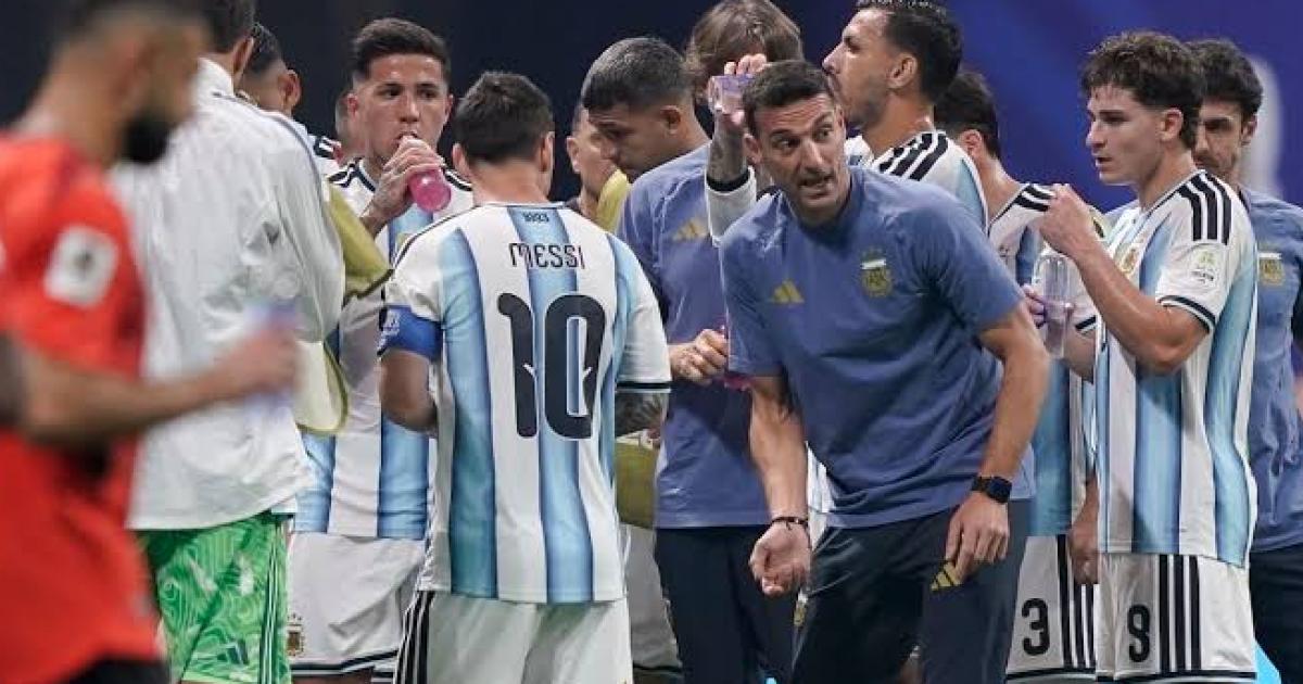 Scaloni- Cuando se empatoacute teniacuteamos la sensacioacuten de que se podiacutea ganar