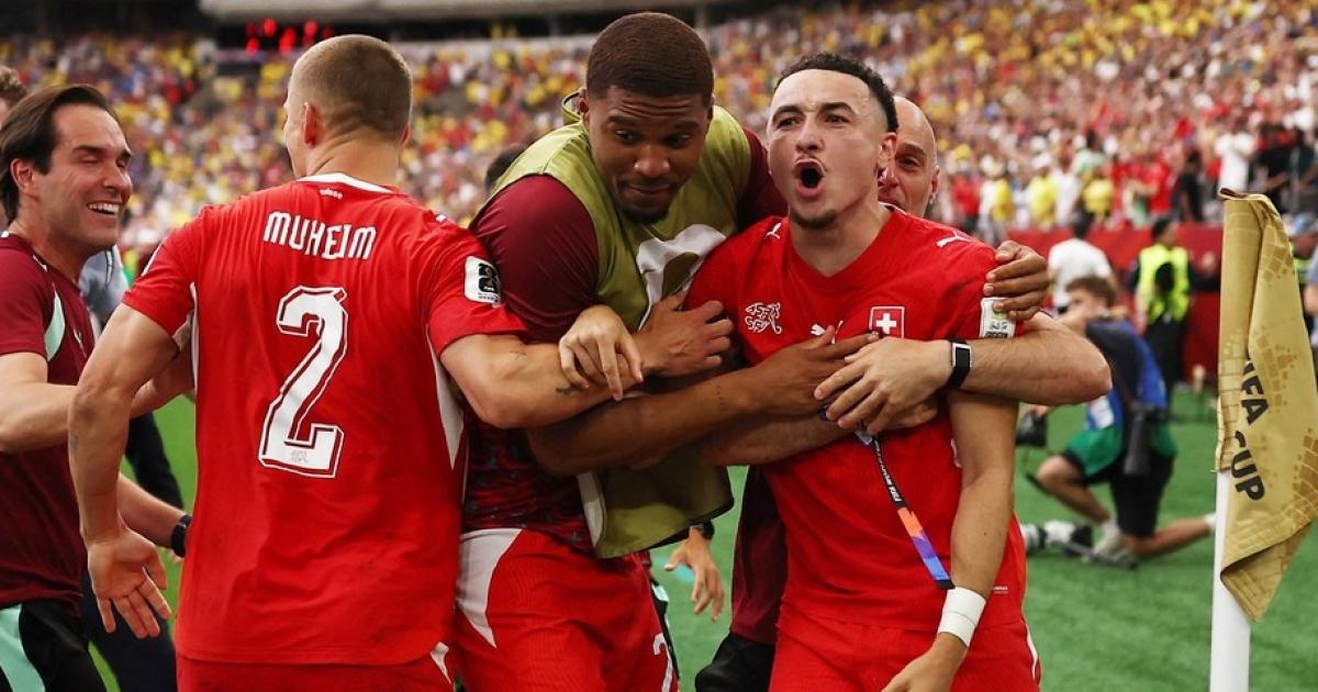 Suiza se deshizo de Colombia en penales y seraacute rival de Argentina