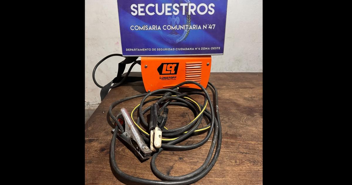 Recuperan una soldadora robada en La Banda- el sospechoso seriacutea del entorno del damnificado