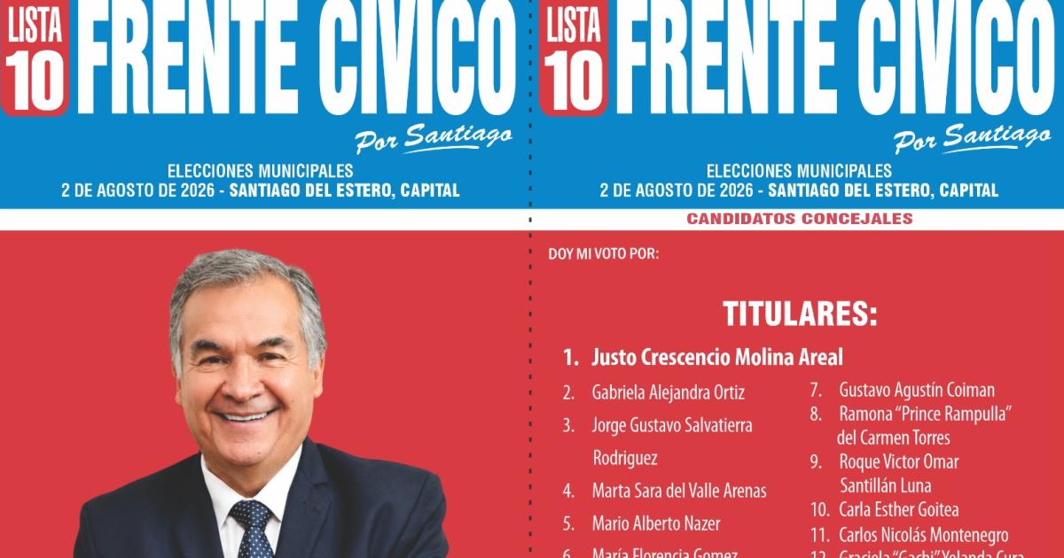 El Frente Ciacutevico presentoacute los modelos de boleta para las elecciones municipales
