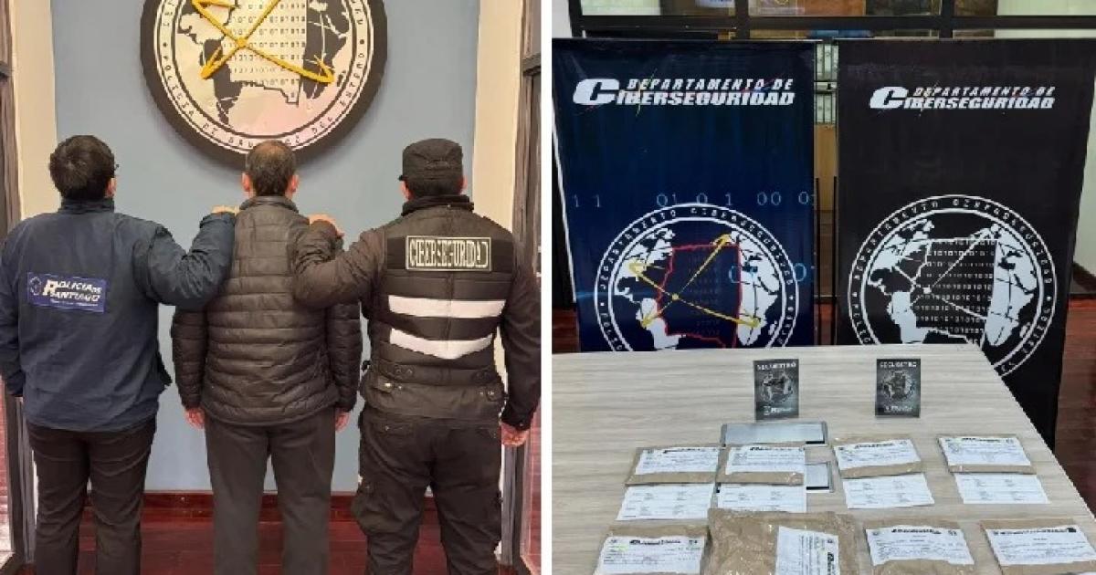Detienen a santiaguentildeo acusado de cometer una millonaria estafa con una falsa app de inversiones