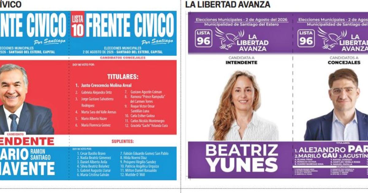 Frentes y partidos presentaron sus modelos de boleta para las elecciones en la Capital