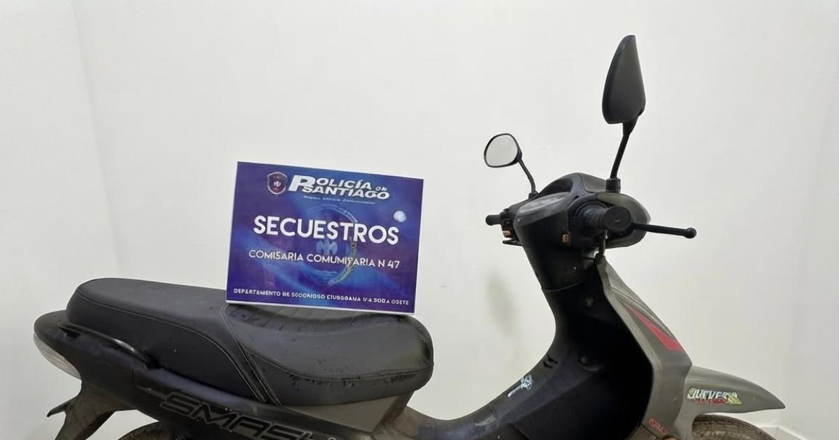 Hallan abandonada en una zona montuosa una moto robada en La Banda