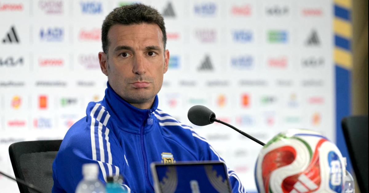 Scaloni- Hace 40 antildeos tambieacuten deciacutean que nos favoreciacutean