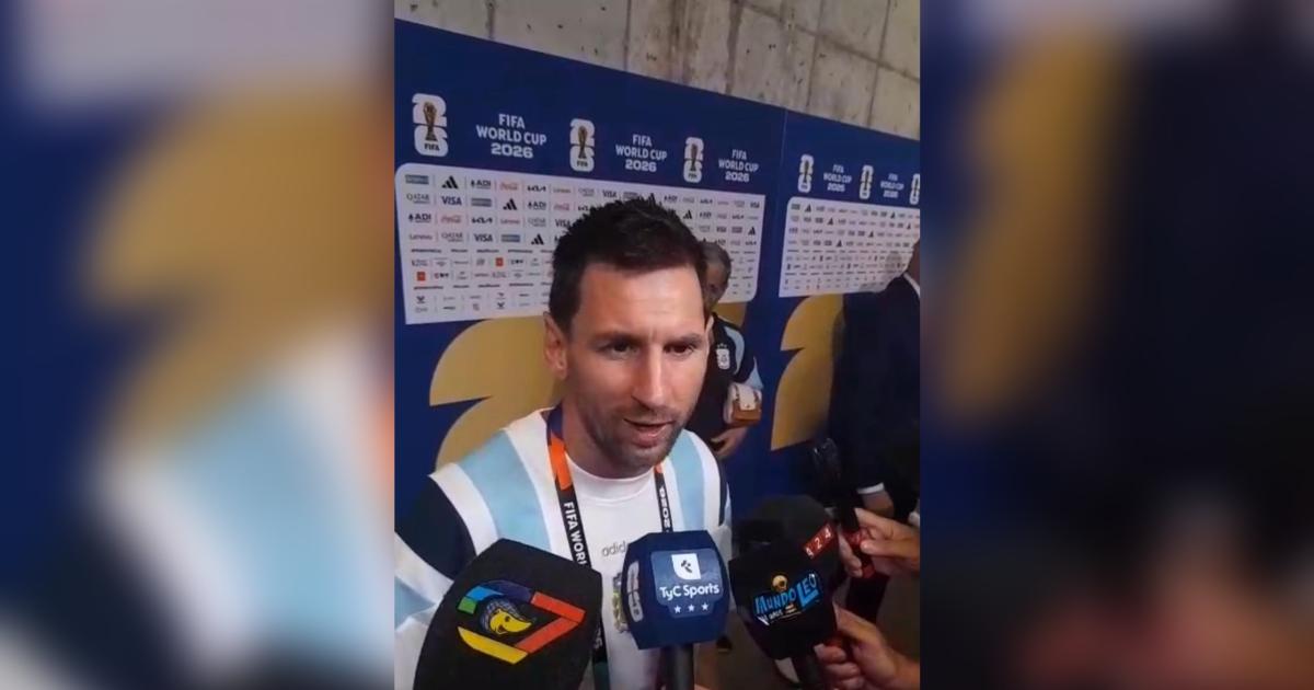 Lionel Messi a EL LIBERAL- Volver a estar entre los cuatro mejores del mundo no es faacutecil