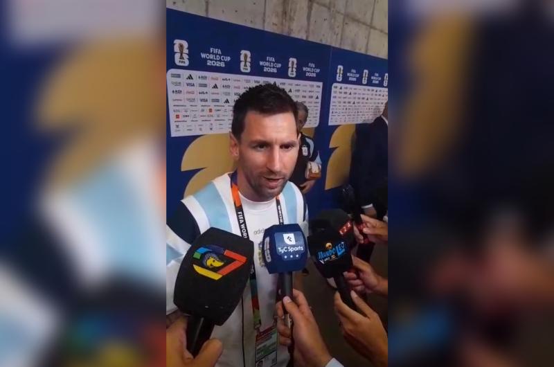 Lionel Messi a EL LIBERAL- Volver a estar entre los cuatro mejores del mundo no es faacutecil