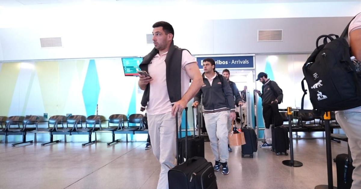 Los Pumas ya estaacuten en Santiago del Estero y se preparan para su duelo en el estadio Uacutenico Madre de Ciudades
