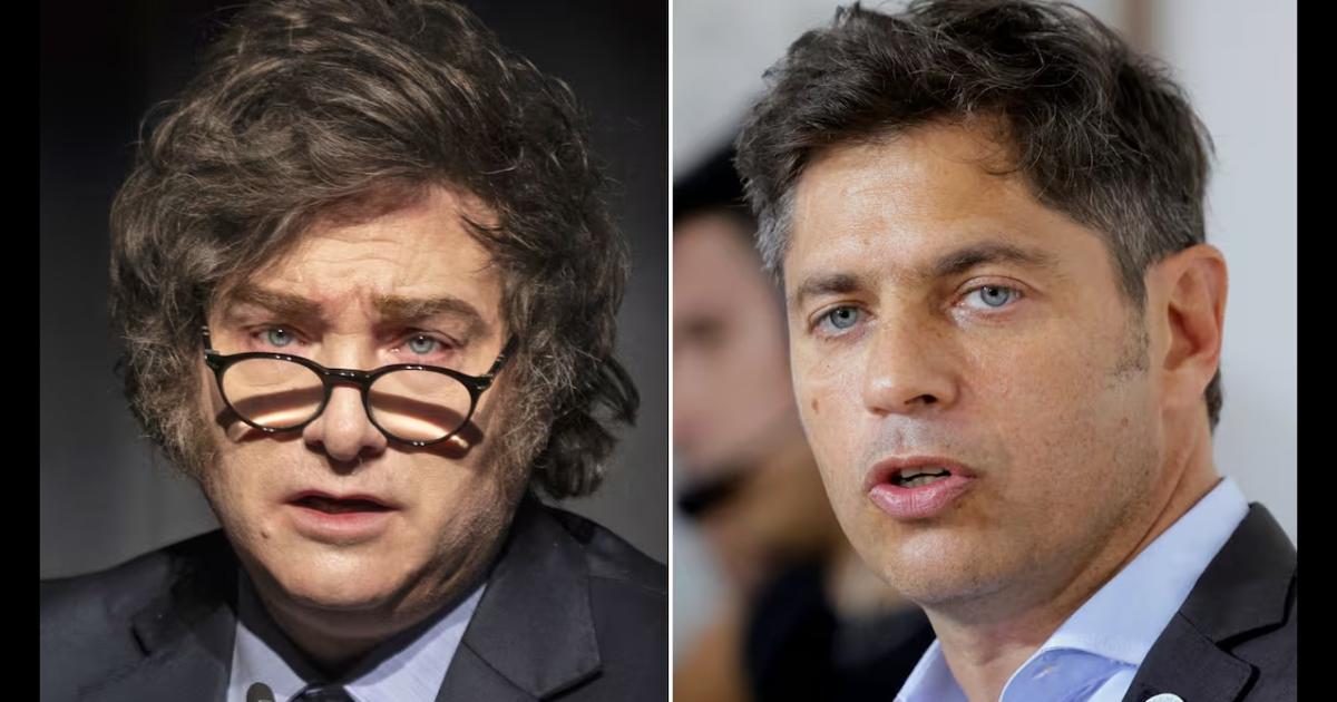 Milei aventaja a Kicillof en cuatro escenarios electorales rumbo a 2027 seguacuten un promedio de 12 encuestas
