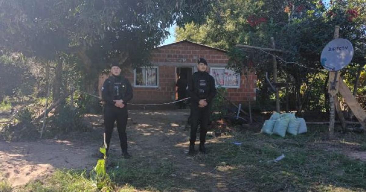 La casa donde ocurrió el asesinato - Foto- La Voz (Misiones)