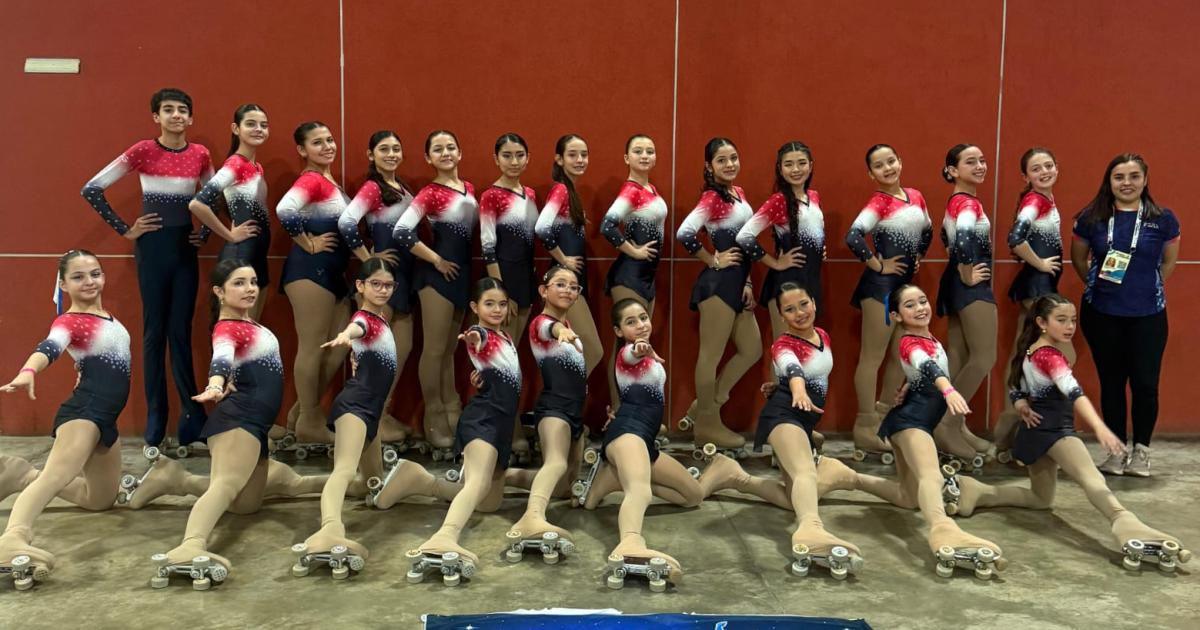Elegancia y estilo definieron al equipo de patinaje artiacutestico friense